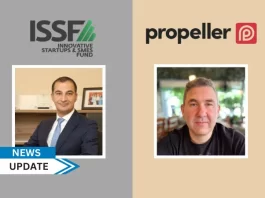 The Innovative Startups and SMEs Fund (ISSF) of Danan has committed an additional $5 million to Propeller's second fund, up from the original $3.5 million.