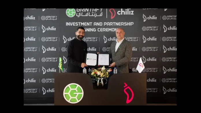 Chiliz and Grintafy are delighted to announce a new agreement that will see the leading SportFi company known for its pioneering Chiliz Chain and Socios.com platform become a strategic investor and partner in the premier career development platform for aspiring footballers in the Middle East. 