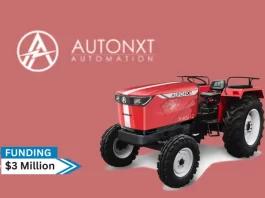 AutoNxt Automation, an electric tractor startup based in Mumbai, has raised $3 million. Amit Singhal, the former head of Google's search division Suveer Sinha, the head of KKR Capstone's India operations, Bluehill Capital Keiretsu Forum Soonicorn Ventures; and other investors also participated in the round.