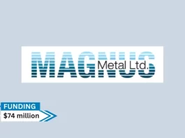 Technology startup Magnus Metal, situated in Tel Aviv, Israel, raised $74 million in Series B funding. Magnus Metal specializes in industrial, high volume digital casting for metal alloys.