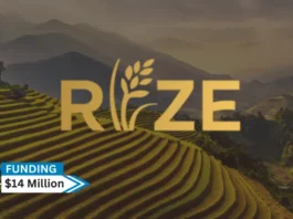 Rize, a pioneering agritech platform dedicated to making sustainable rice cultivation viable through innovative and data-driven practices, today announces the closing of its USD$14 million Series A funding round.