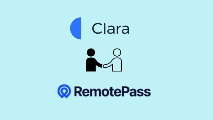 A strategic alliance has been launched by RemotePass, a well-known platform for managing remote teams and payroll, and Clara, a renowned supplier of digital legal and administrative software.