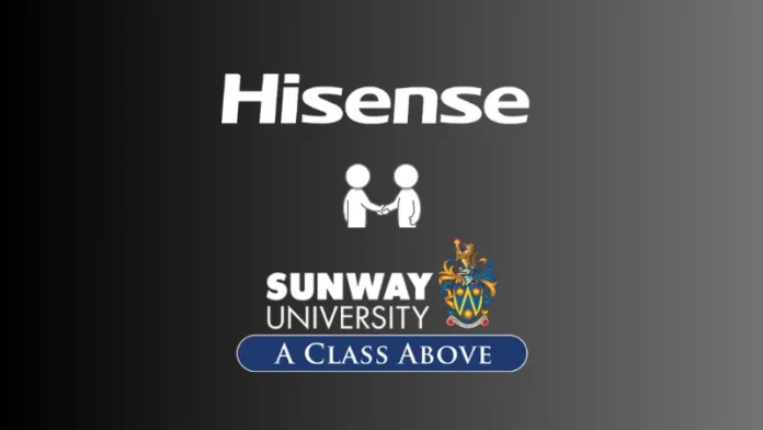 Hisense Malaysia, a multinational company that specialises in appliances and consumer electronics, has announced that it will be partnering with Sunway University to organise the “Beyond Glory Campus Cup,” which is an amicable football competition between Klang Valley university teams.