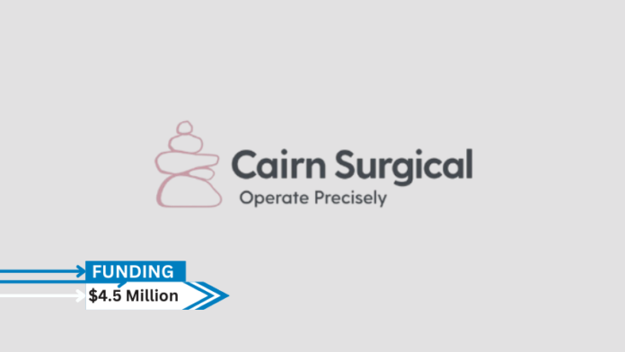 Lebanon-based medical technology company Cairn Surgical raised $4.5M in Series A2 financing.Morningside Ventures led it.