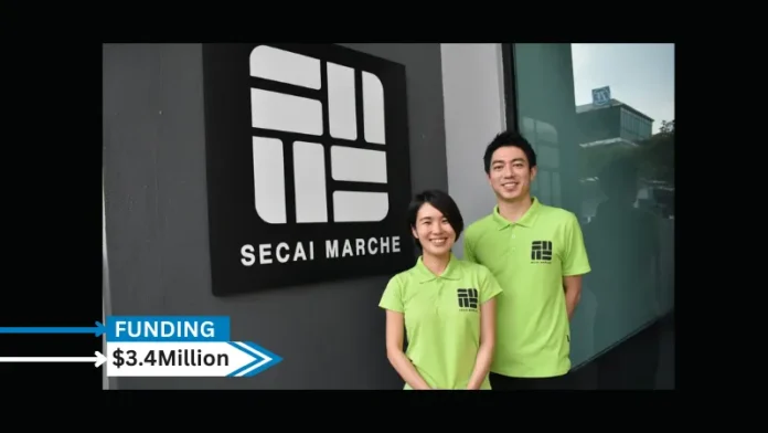 The Series A round fundraising total for Secai Marche, a Japan-based startup that links farmers with Southeast Asian restaurants and shops directly, has increased to US$3.4 million with the receipt of JPY300 million.