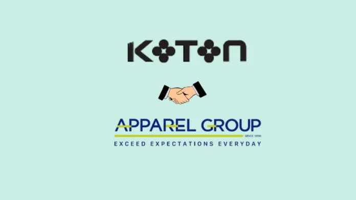 Apparel Group, a major retail company, partnered with Koton, Turkey's top fashion brand.