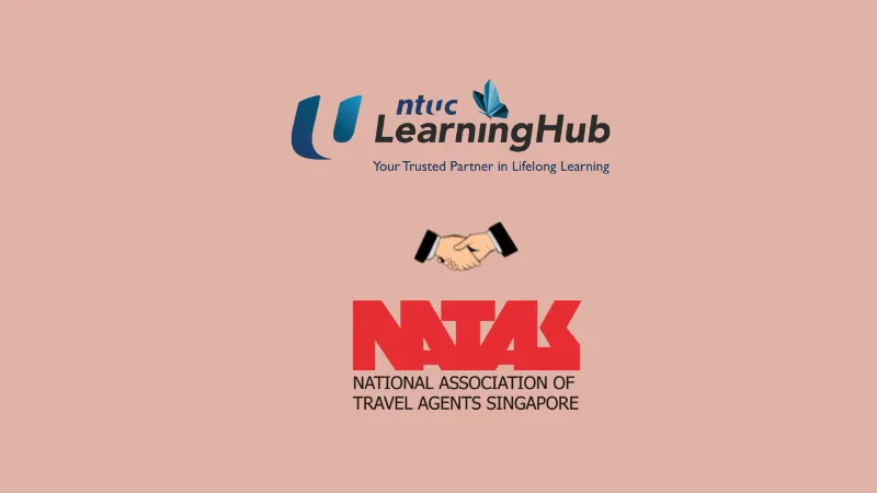 Through a Memorandum of Understanding (MoU) inked at the NATAS Travel Fair 2024, NTUC LearningHub (NTUC LHUB) and the National Association of Travel Agents Singapore (NATAS) have formally committed to provide professionals in the travel sector with developing skills and capacities.