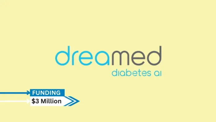 Israeli startup DreaMed Diabetes revealed that it had received $3 million and inked various agreements with health systems and businesses.