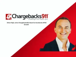 The industry-leading chargeback technology platform, announced that Oliver Rajic, a payments entrepreneur, has become a director on the board.