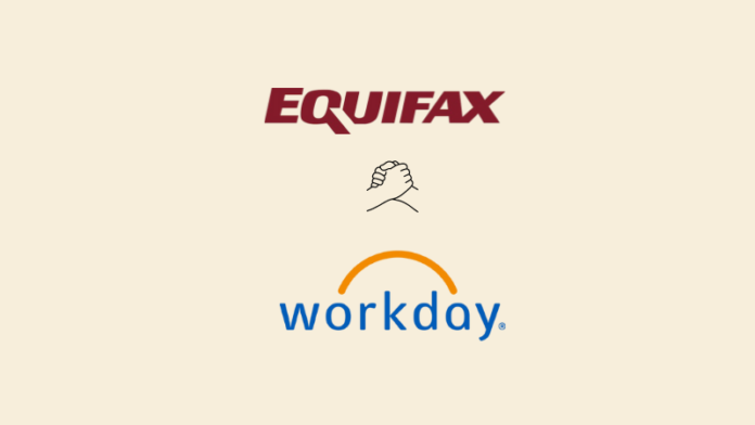 A new strategic partnership has been announced by Workday, Inc., a leading provider of solutions to help organizations manage their people and finances, and Equifax, a global provider of data, analytics, and technology, to help make employment and income verifications for employees of Workday customers easier and faster than ever.