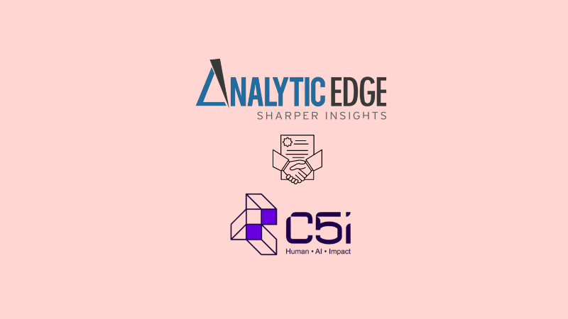 AI & Analytics business C5i purchased AI-based marketing analytics vendor Analytic Edge. With 185 employees worldwide, Singapore-based Analytic Edge (AE) provides AI and technology-enabled analytics solutions for marketing and sales effectiveness.