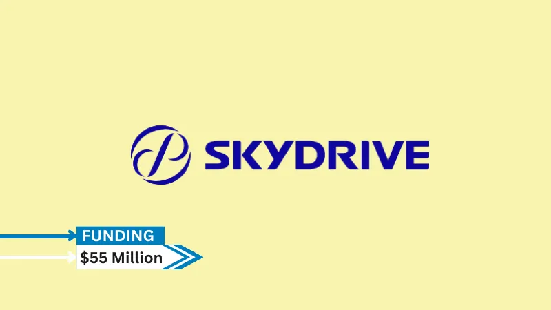 In the most recent of its Series C investment rounds, Japanese eVTOL aircraft company SkyDrive has raised $55 million. Inventum Ventures, Osaka Metro, Mizuho Bank, and Energy & Environment Investment.