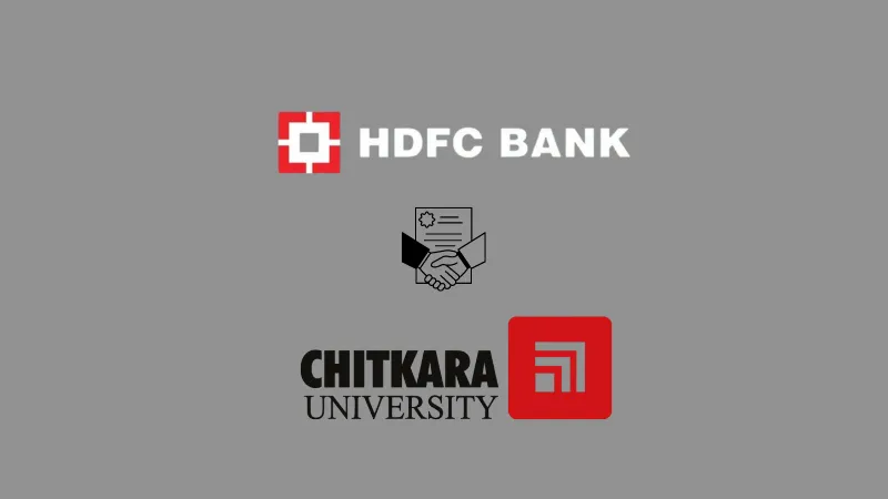 Chitkara University has partnered with HDFC Bank, a major Indian bank. This strategic partnership will connect academia and industry, giving students the skills and information they need to succeed in today's global market.