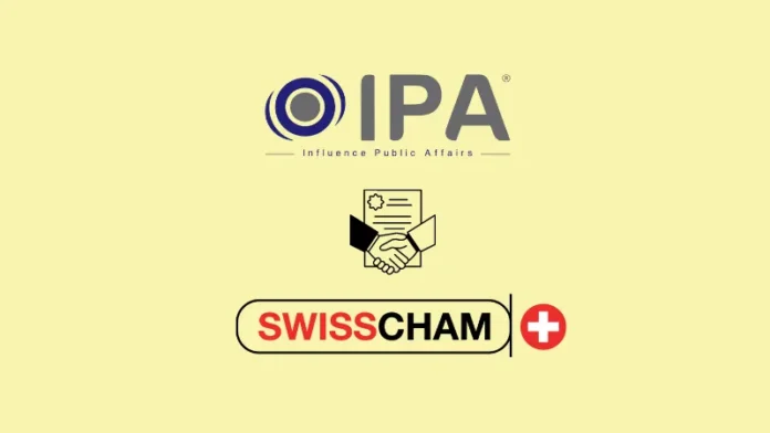 Swiss Chamber of Commerce in Egypt and Influence Public Affairs (IPA), a government relations, public policy, and investment consultant, have formed a strategic Partnership.