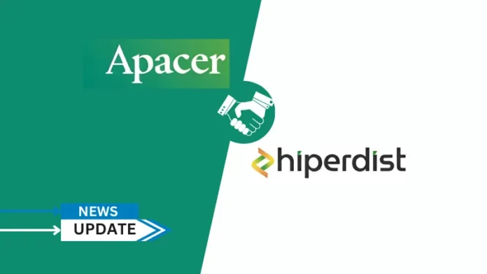 Apacer, a global leader in digital storage solutions, is pleased to announce a strategic partnership with Hiperdist, a prominent IT distributor in the Middle East and Africa (MEA).