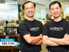 GlobalTix, a ticketing software provider and marketplace distribution platform for the tourism industry, today announced the closing of their S$6.5M Series B funding round led by VC firm, Tin Men Capital. The round included participation from SEEDS Capital, ORZON Ventures- a Thailand-based venture capital fund managed by 500 Thailand, and a US-based family office.