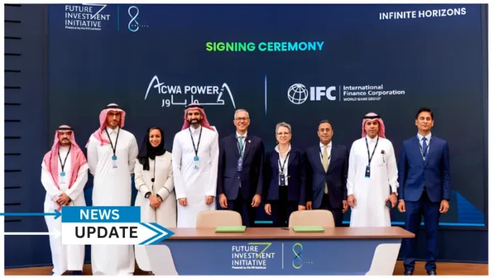 IFC announced a $240 million Islamic Equity Bridge Loan (EBL) financing for ACWA Power to support the development of Uzbekistan's renewable energy sector on the sidelines of the 8th Future Investment Institute conference in Riyadh in Saudi Arabia.