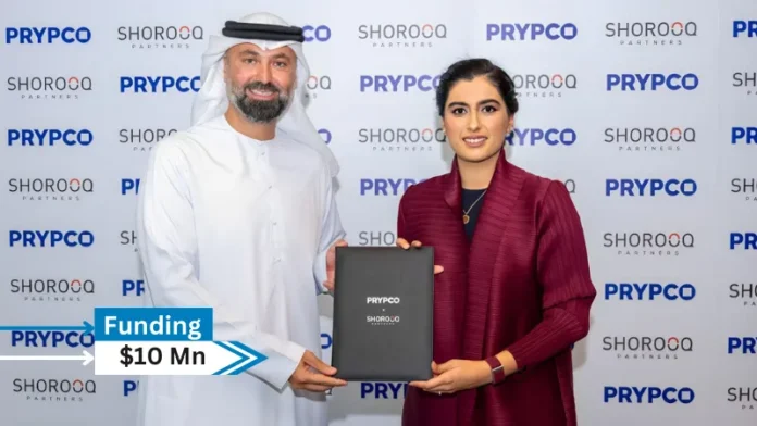 Dubai-based proptech firm Prypco has raised $10 million in a seed funding round led by Shorooq Partners, with participation from Apparel Group and other investors.