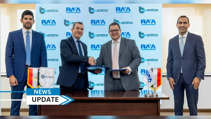 Suez Canal Bank has signed a cooperation protocol with Raya Information Technology, a subsidiary of Raya Holding for Financial Investments, under which Raya Information Technology will receive credit facilities amounting to 1.2 billion EGP.