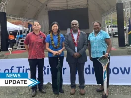 The Asian Development Bank (ADB) today joined project partners in the Solomon Islands for a ceremony to mark the beginning of construction of the Tina River main dam structure.