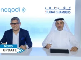 Dubai Chambers has signed a Memorandum of Understanding (MoU) with the financial technology company “noqodi” to develop digital payment solutions for the services it provides to the business community. The agreement comes as part of the chambers’ efforts to support the ‘Cashless Dubai’ strategy, which aims to enable seamless and secure digital payment solutions across the public and private sectors.