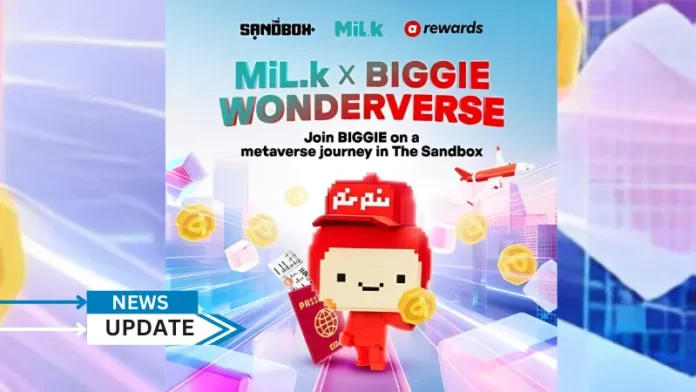 AirAsia rewards, the loyalty program of AirAsia MOVE, together with Milk Partners and The Sandbox launch an innovative metaverse game experience that brings real-world rewards into the digital space. The newly launched ‘MiL.k X BIGGIE Wonderverse game enables users to earn SAND Tokens, Milk Coins, and AirAsia points by engaging in a metaverse-based game.