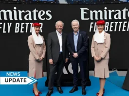 Emirates today announces a five-year renewal of its longstanding partnership with Tennis Australia, remaining as the Official Airline of the Australian Open until 2029.