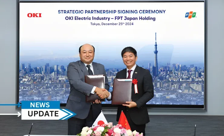 OKI has entered a strategic partnership with global technology corporation FPT, through its subsidiary FPT Japan, agreeing partial ownership of OKI’s two software development subsidiaries in China. The collaboration is set to accelerate software development capabilities and drive global business expansion for both companies.