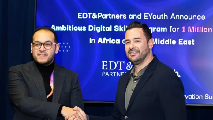 Global education consultancy EDT&Partners and Egyptian skills development startup Eyouth announced a groundbreaking partnership aimed at equipping one million young people across Africa and the Middle East with essential digital skills.