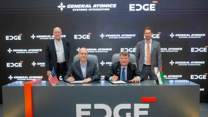 EPI, an entity of EDGE Group and the cornerstone of precision engineering in the UAE’s aerospace, oil and gas, and defence industries, signed a Memorandum of Understanding (MoU) with General Atomics-Systems Integration, an affiliate of General Atomics. The signing ceremony was held at the Abu Dhabi National Exhibition Centre during the International Defence Exhibition and Conference (IDEX) 2025.