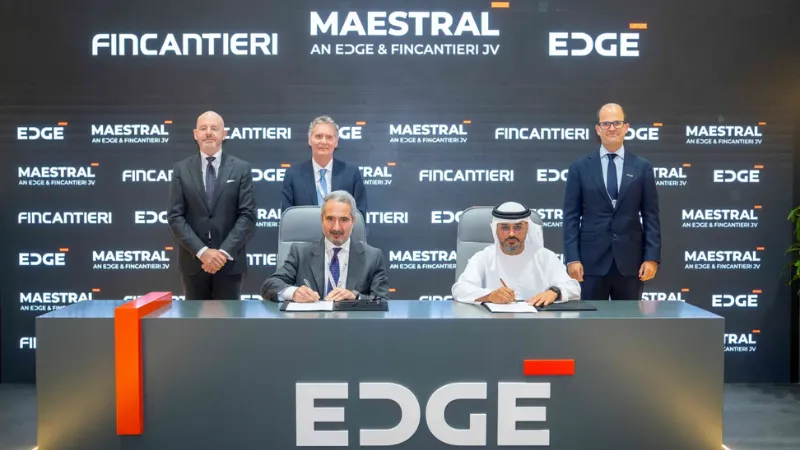 EDGE, one of the world’s leading advanced technology and defence groups, and Fincantieri, one of the world’s leading groups in high-complexity shipbuilding, announced that MAESTRAL, their Abu Dhabi-based shipbuilding joint venture, will be awarded a major ‘In-Service Support Strategic Partnership Project’ for the entire UAE Navy fleet by Tawazun Council. Tawazun Council is an independent government entity that works closely with the Ministry of Defence and security agencies in the United Arab Emirates. The value of the agreement is of approximately 500 million euros over a five-year period.