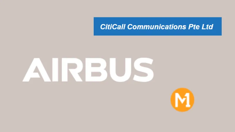 Airbus, M1, and CitiCall have Partnered to launch Airbus Agnet in Singapore