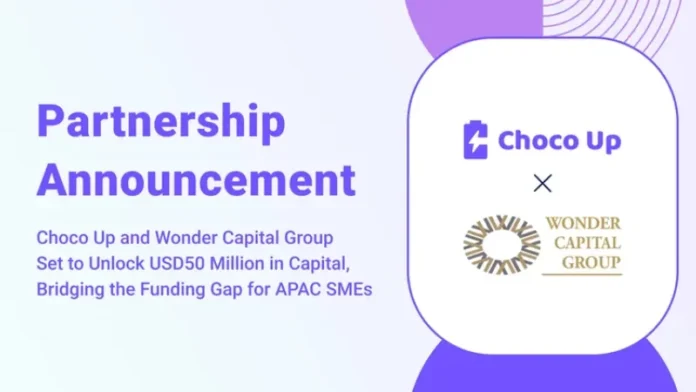 Choco Up and Wonder Capital Group Partners to Unlock USD50 Million in Capital