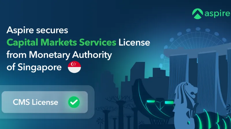 Aspire Secures Capital Markets Services Licence from Monetary Authority of Singapore