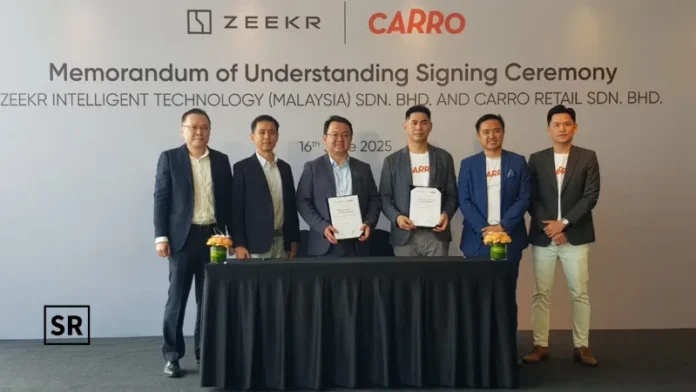 ZEEKR Appoints Carro as Official Dealer in Malaysia