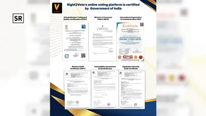 Right2Vote India’s Leading eVoting Platform and a Global Benchmark in Online Voting Technology