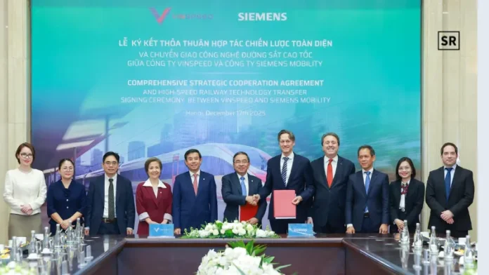 VinSpeed and Siemens Mobility Forge Strategic Partnership for High-Speed Rail in Vietnam