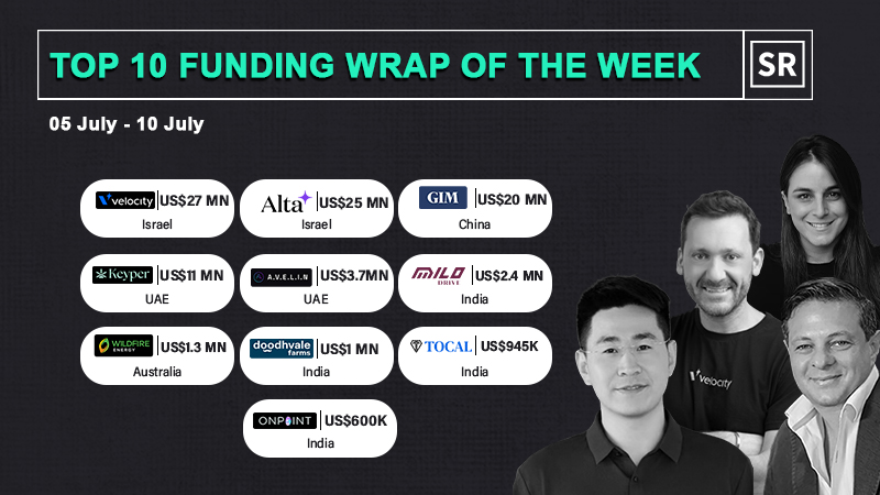 Funding Wrap of The Week Asian Startups Funding Roundup 05 July – 10 July