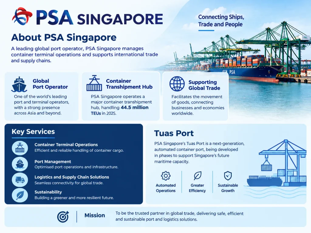 About PSA Singapore compny
