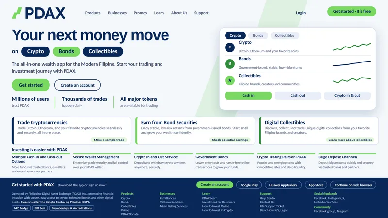 PDAX stands for Philippine Digital Asset Exchange. 