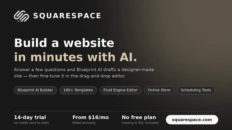 Squarespace AI – Best for Professional Business Websites