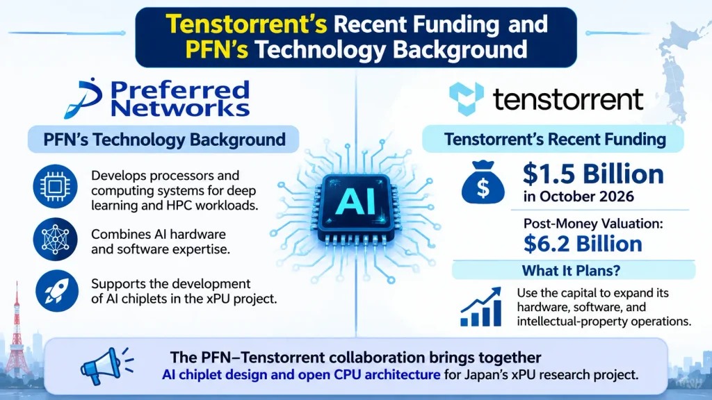 Tenstorrent’s Recent Funding and PFN’s Technology Background